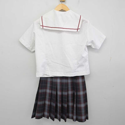 【中古】愛知県 名古屋経済大学市邨高等学校 女子制服 3点 (セーラー服・スカート) sf070125