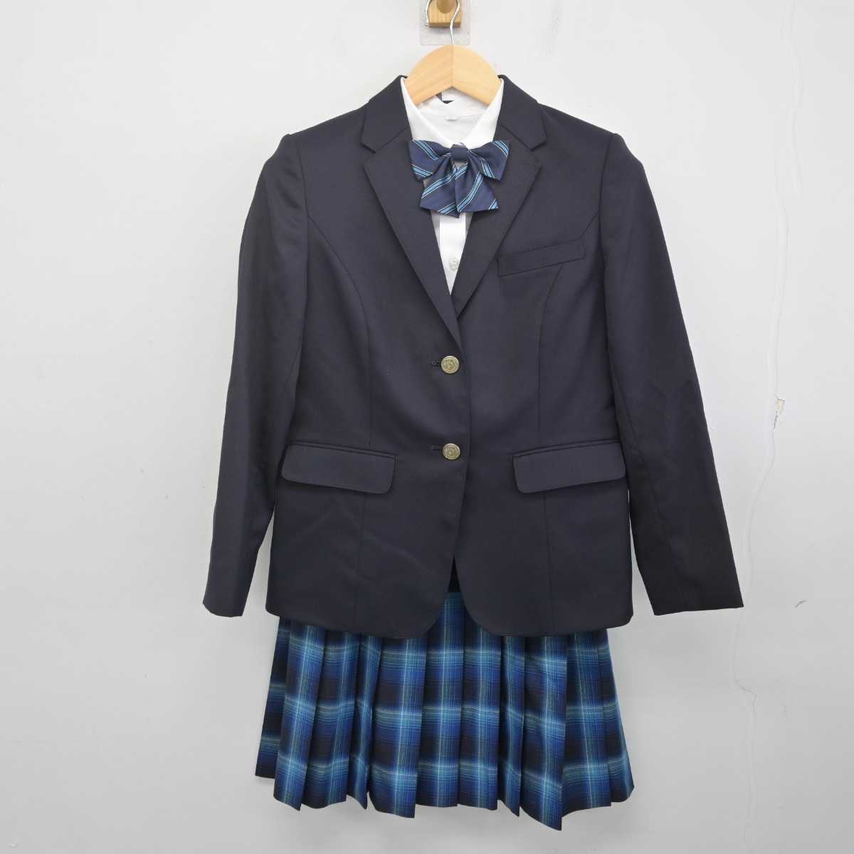 【中古】東京都 和洋九段女子中学校 女子制服 4点 (ブレザー・シャツ・スカート) sf070128