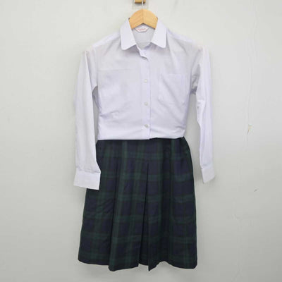 【中古】熊本県 東稜高等学校 女子制服 5点 (ブレザー・ベスト・シャツ・スカート) sf070130