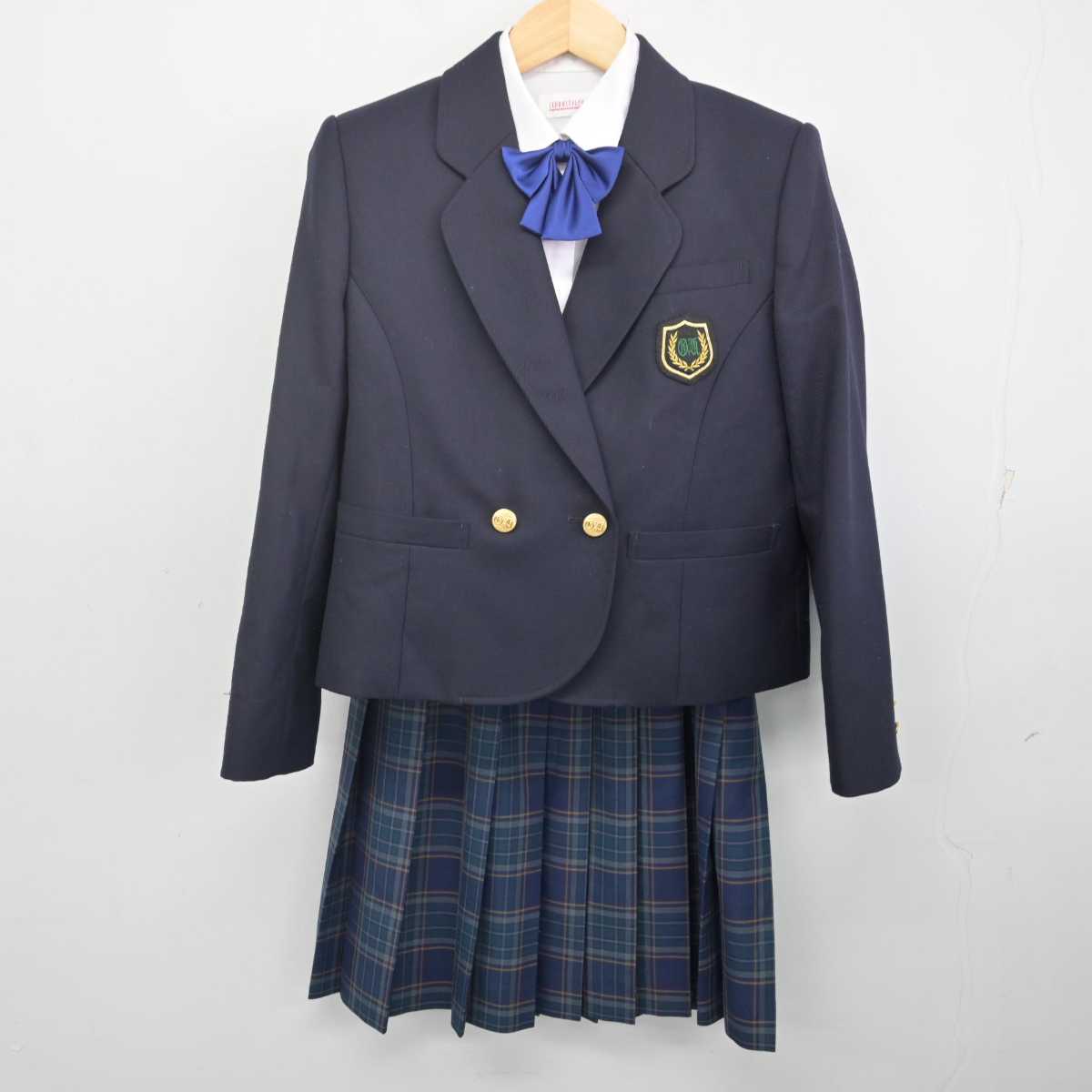 【中古】岐阜県 岐阜東高等学校 女子制服 4点 (ブレザー・シャツ・スカート) sf070136