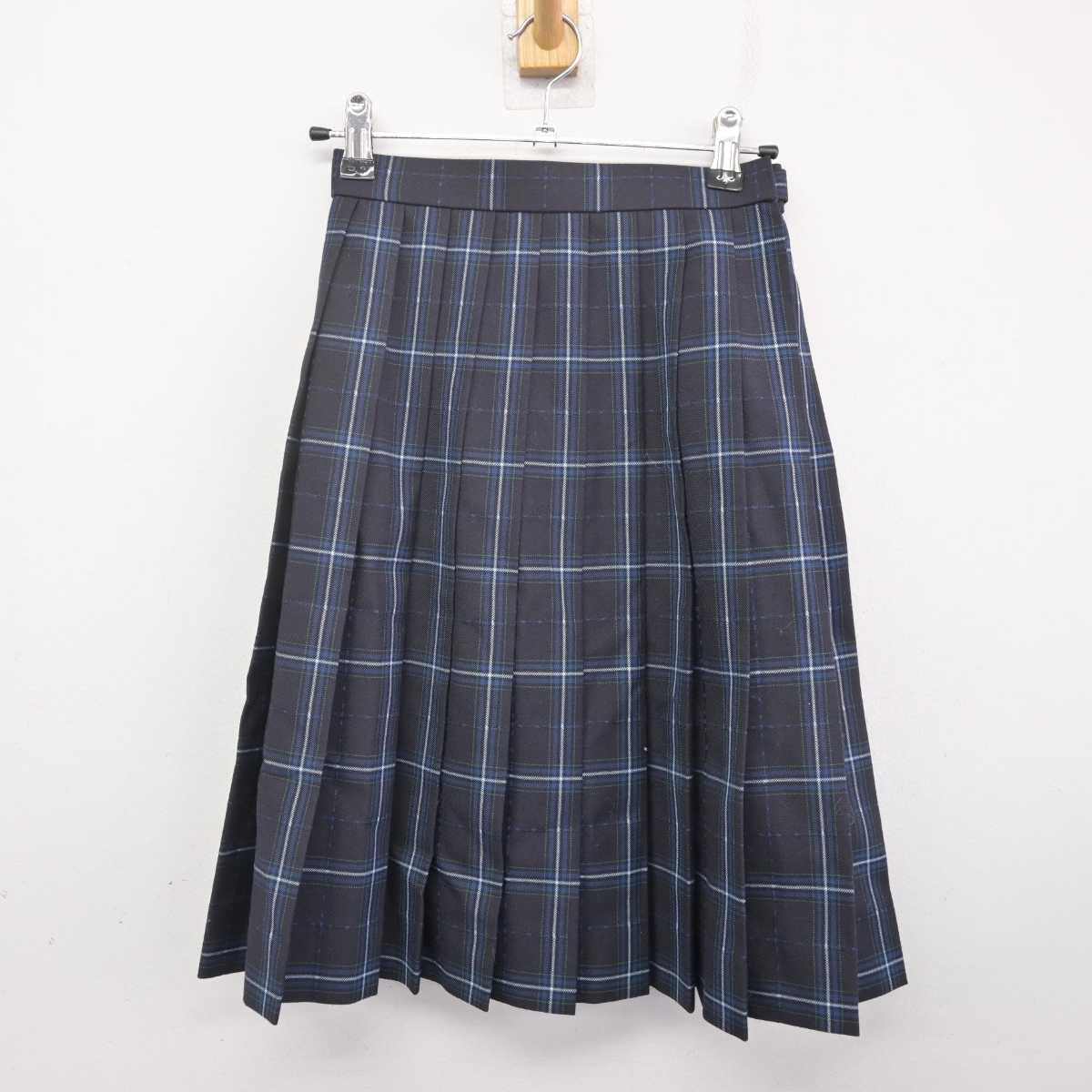 【中古】福島県 小名浜海星高等学校 女子制服 5点 (ブレザー・シャツ・スカート) sf070143