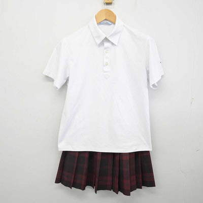 【中古】東京都 東京都立豊島高等学校 女子制服 3点 (シャツ・スカート) sf070162