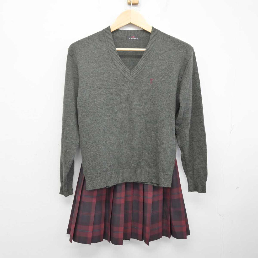 【中古】東京都 東京都立豊島高等学校 女子制服 5点 (ブレザー・ニット・スカート) sf070165 | 中古制服通販パレイド