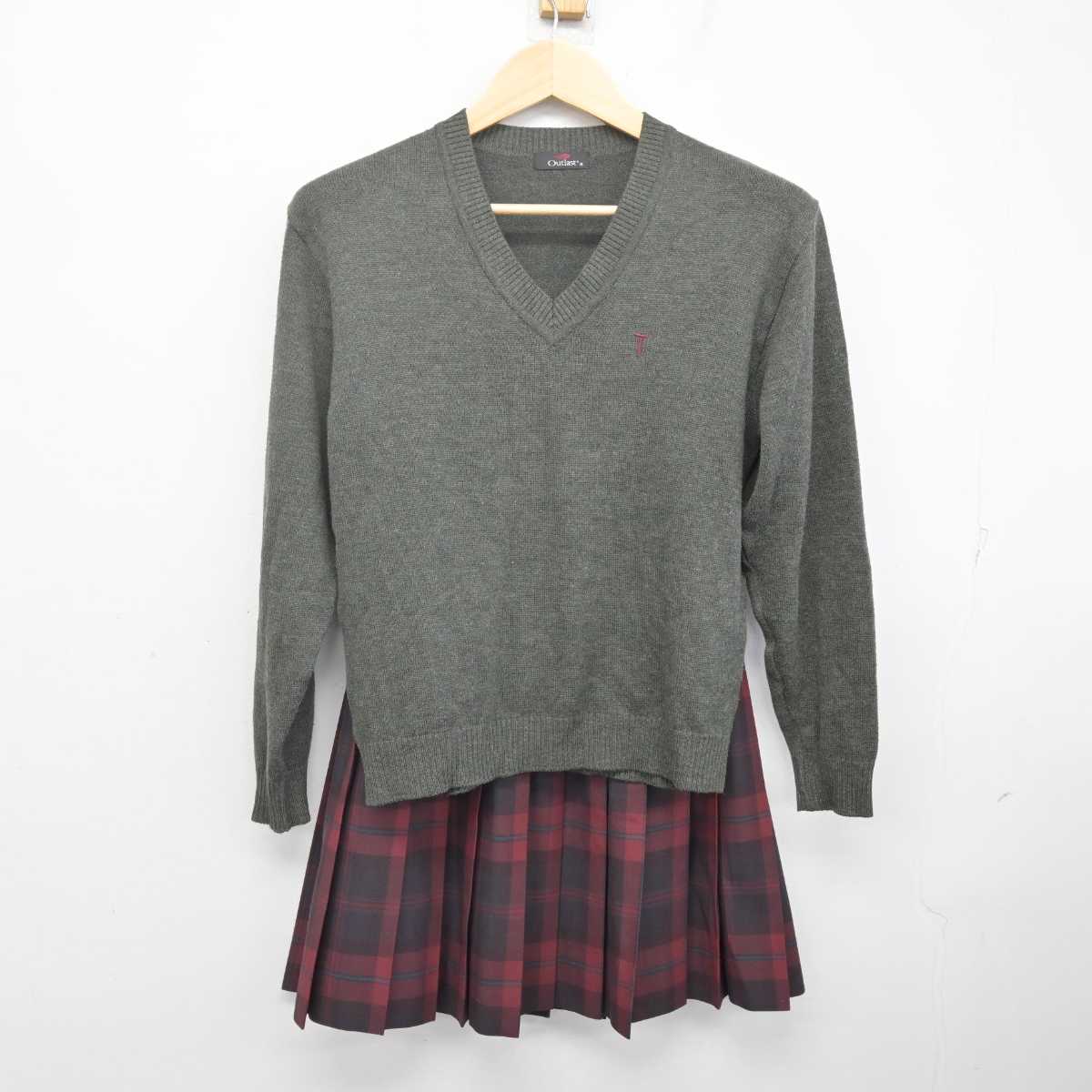 中古】東京都 東京都立豊島高等学校 女子制服 5点 (ブレザー・ニット・スカート) sf070165 | 中古制服通販パレイド