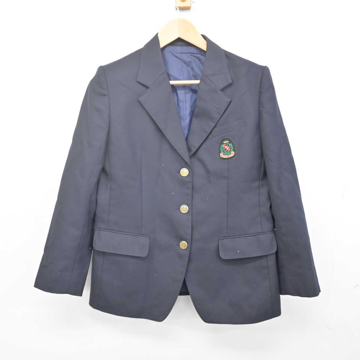 【中古】埼玉県 川越市立城南中学校 女子制服 3点 (ブレザー・スカート) sf070169