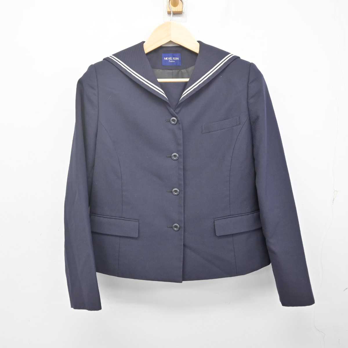 【中古】愛知県 桜花学園高等学校 女子制服 2点 (セーラー服・スカート) sf070187