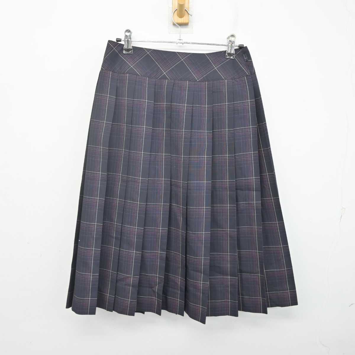 【中古】愛知県 桜花学園高等学校 女子制服 2点 (セーラー服・スカート) sf070189