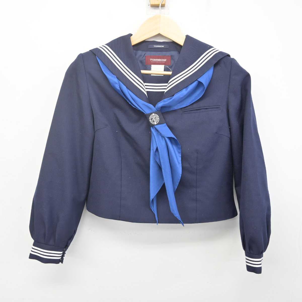 【中古】埼玉県 春日部市立大沼中学校 女子制服 2点 (セーラー服・ジャンパースカート) sf070196