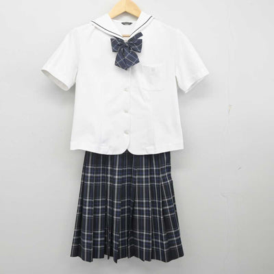 【中古】愛知県 岡崎城西高等学校 女子制服 4点 (セーラー服・スカート) sf070204