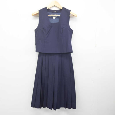 【中古】神奈川県 井田中学校 女子制服 3点 (ブレザー・ベスト・スカート) sf070205