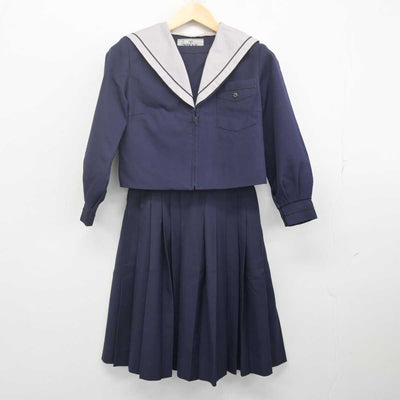 【中古】大阪府 登美丘中学校 女子制服 2点 (セーラー服・スカート) sf070210