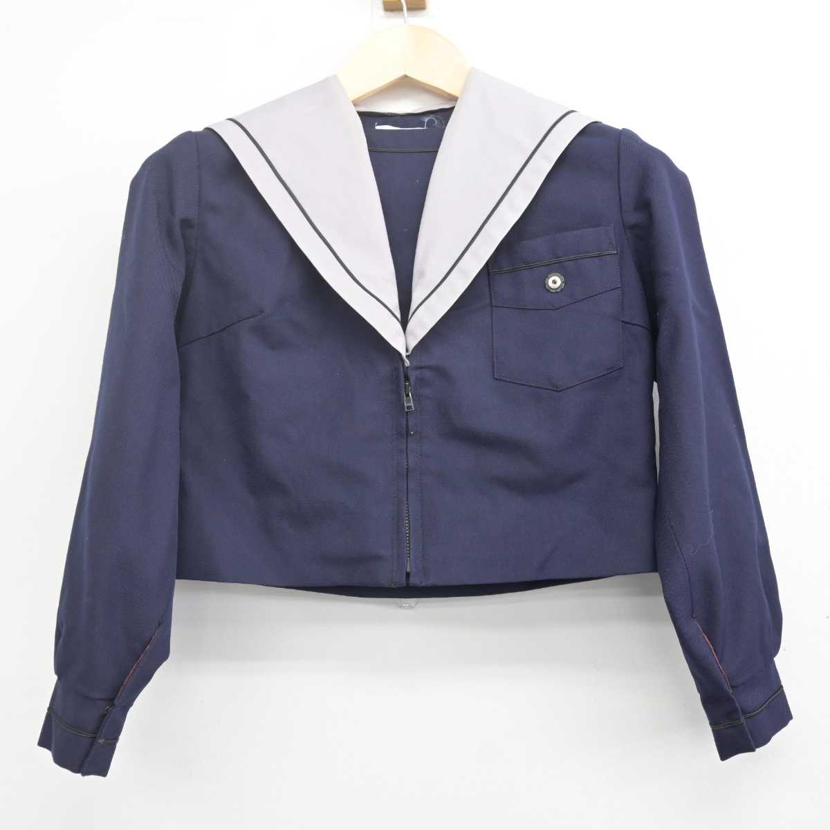 【中古】大阪府 登美丘中学校 女子制服 2点 (セーラー服・スカート) sf070212