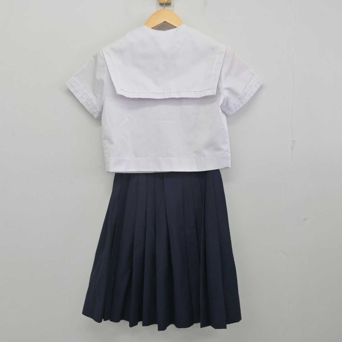 【中古】大阪府 登美丘中学校 女子制服 3点 (セーラー服・スカート) sf070214