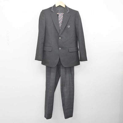 【中古】長野県 須坂創成高等学校 男子制服 3点 (ブレザー・ズボン) sf070217