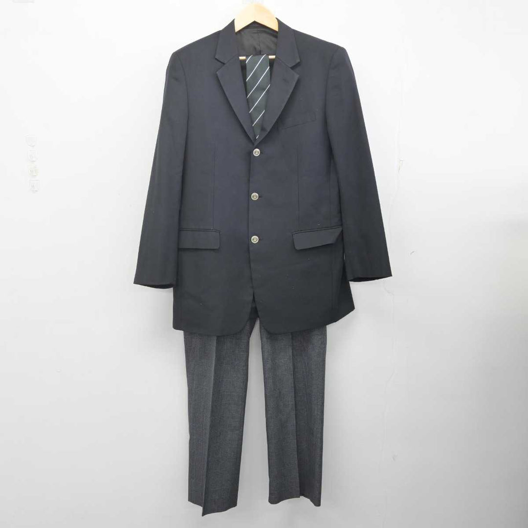 【中古】神奈川県 川崎北高等学校 男子制服 4点 (ブレザー・ズボン) sf070224