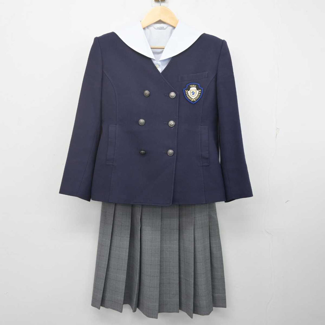 【中古】佐賀県 多久高等学校 女子制服 3点 (ブレザー・ブラウス・スカート) sf070232