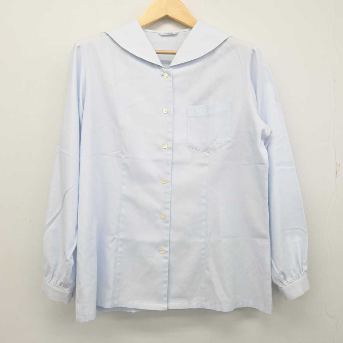 【中古】佐賀県 多久高等学校 女子制服 2点 (ニット・ブラウス) sf070233