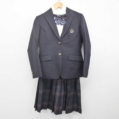 【中古】福岡県 福岡有朋高等専修学校 女子制服 6点 (ブレザー・シャツ・スカート) sf070238