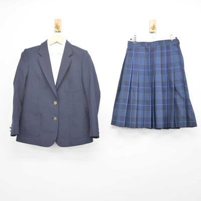 【中古】三重県 橋北中学校 女子制服 4点 (ブレザー・シャツ・スカート) sf070249