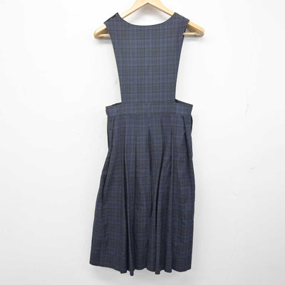 【中古】福岡県 席田中学校 女子制服 1点 (ジャンパースカート) sf070257