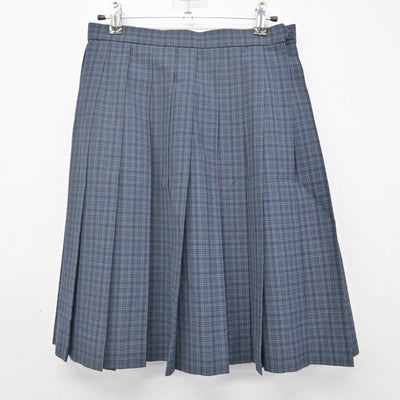 【中古】山形県 鶴岡中央高等学校 女子制服 3点 (ニットベスト・シャツ・スカート) sf070265