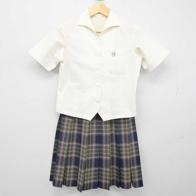 【中古】愛知県 愛知工業大学名電高等学校 女子制服 2点 (シャツ・スカート) sf070273