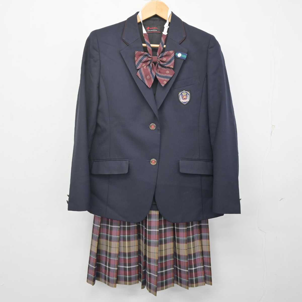 【中古】東京都 武蔵野中学高等学校 女子制服 4点 (ブレザー・スカート) sf070280