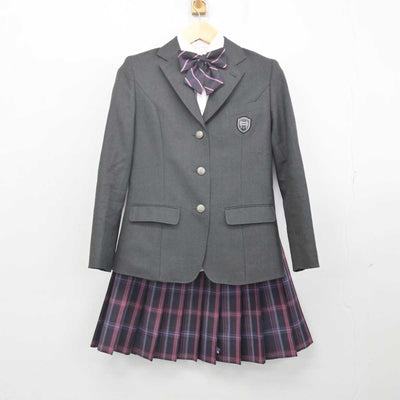 【中古】埼玉県 秋草学園高等学校 女子制服 5点 (ブレザー・ニット・シャツ・スカート) sf070288