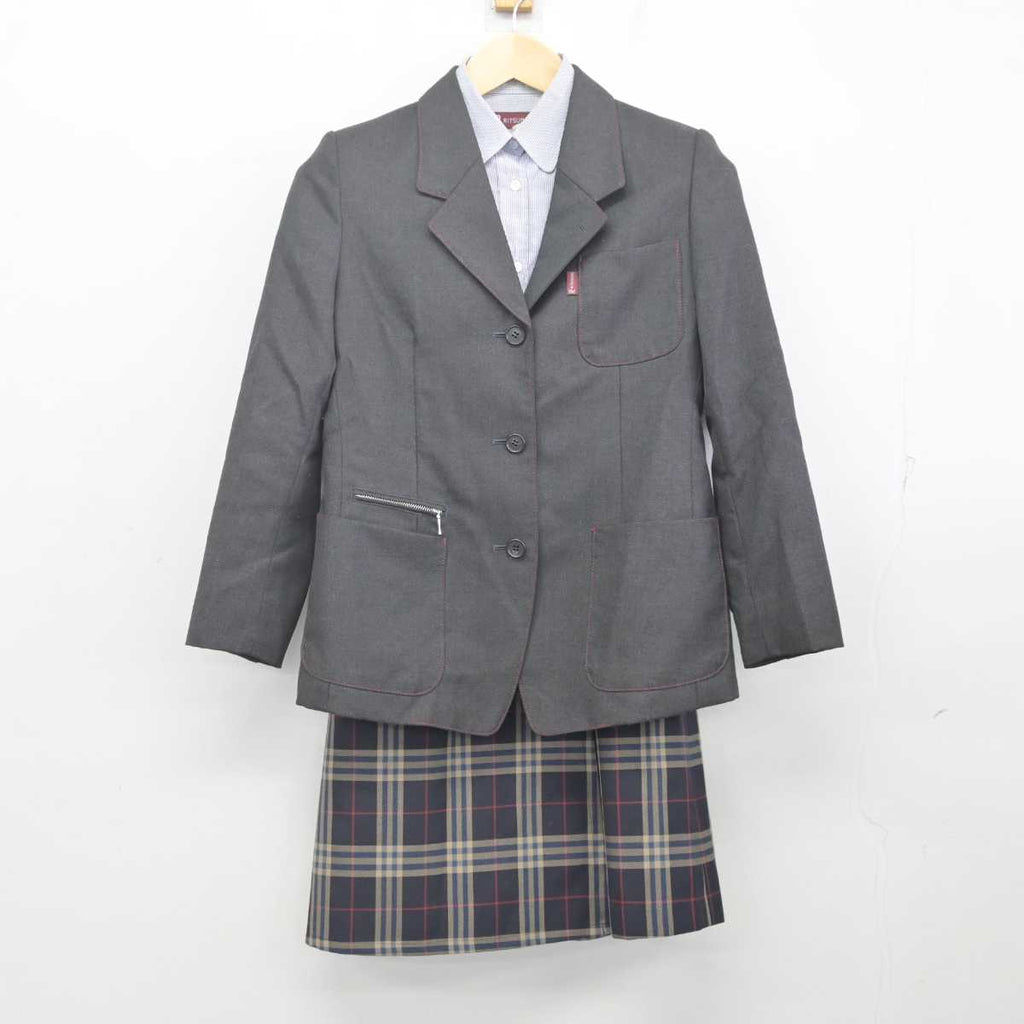 【中古】京都府 立命館宇治中学校 女子制服 4点 (ブレザー・シャツ・スカート) sf070290 | 中古制服通販パレイド