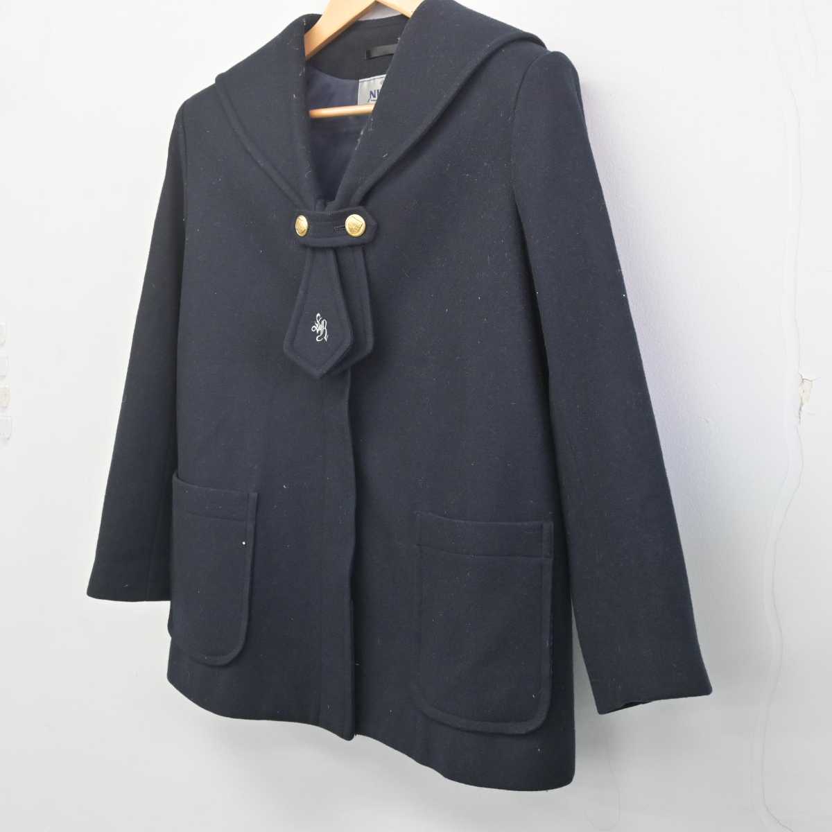 【中古】愛知県 南山学園聖霊高等学校 女子制服 1点 (コート) sf070299