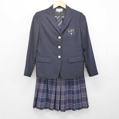 【中古】神奈川県 白鵬女子高等学校 女子制服 4点 (ブレザー・ニット・スカート) sf070305