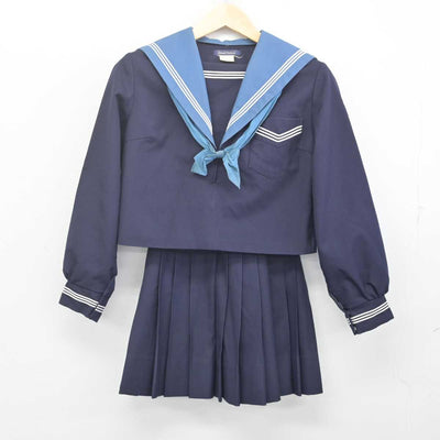 【中古】大阪府 清水谷高等学校 女子制服 3点 (セーラー服・スカート) sf070309