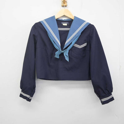 【中古】大阪府 清水谷高等学校 女子制服 3点 (セーラー服・スカート) sf070309