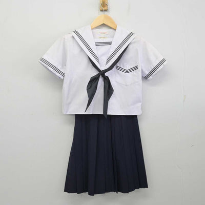 【中古】大阪府 清水谷高等学校 女子制服 4点 (セーラー服・スカート) sf070310