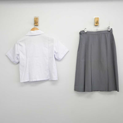 【中古】広島県 福山誠之館高等学校 女子制服 3点 (シャツ・スカート) sf070315