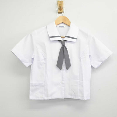 【中古】広島県 福山誠之館高等学校 女子制服 3点 (シャツ・スカート) sf070315