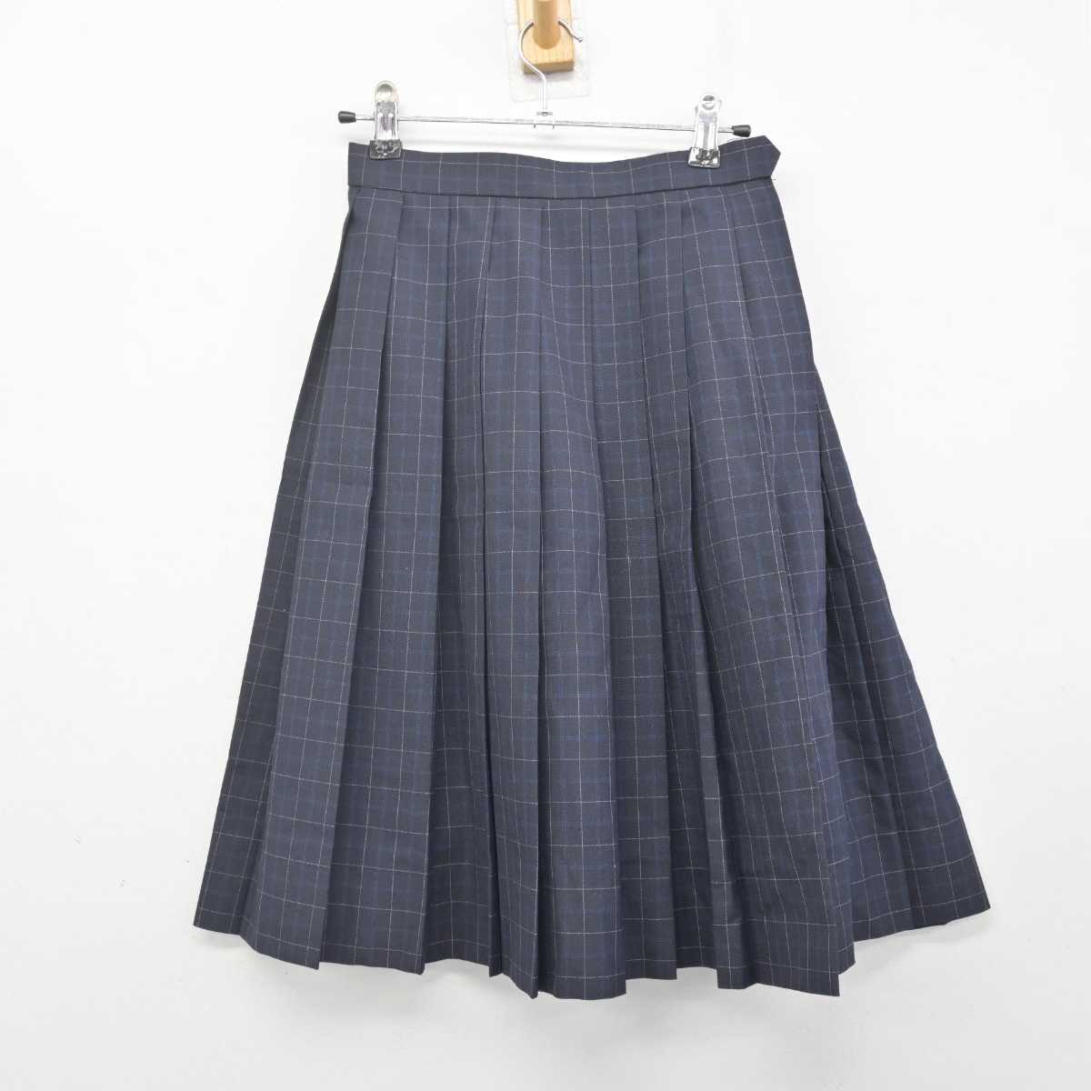 【中古】福岡県 諏訪中学校 女子制服 3点 (シャツ・シャツ・スカート) sf070327