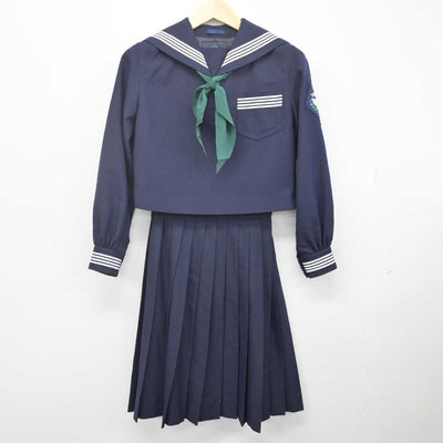 【中古】宮城県 常磐木学園高等学校 女子制服 3点 (セーラー服・スカート) sf070347