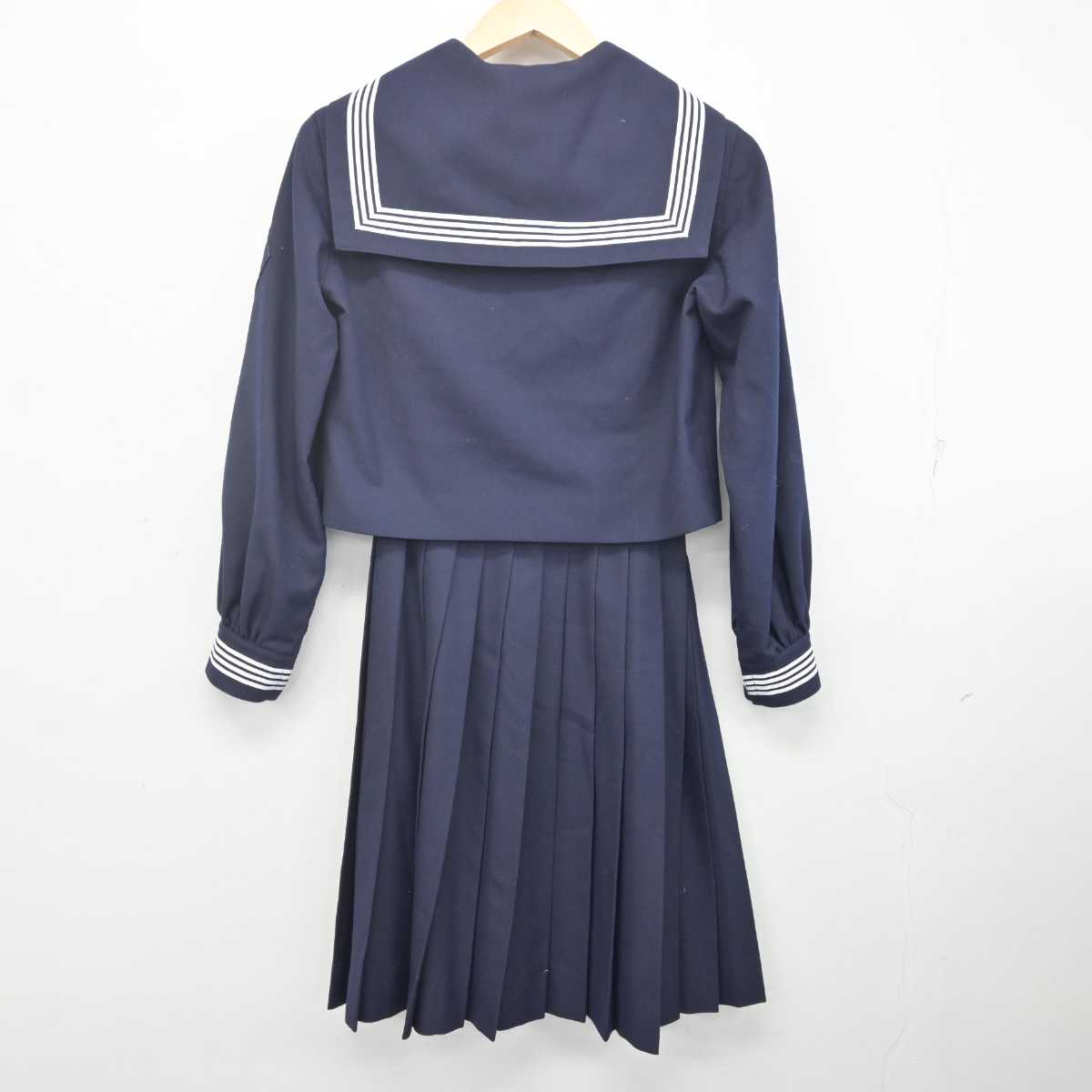 【中古】宮城県 常磐木学園高等学校 女子制服 3点 (セーラー服・スカート) sf070347