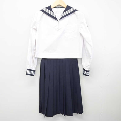 【中古】宮城県 常磐木学園高等学校 女子制服 2点 (セーラー服・スカート) sf070348