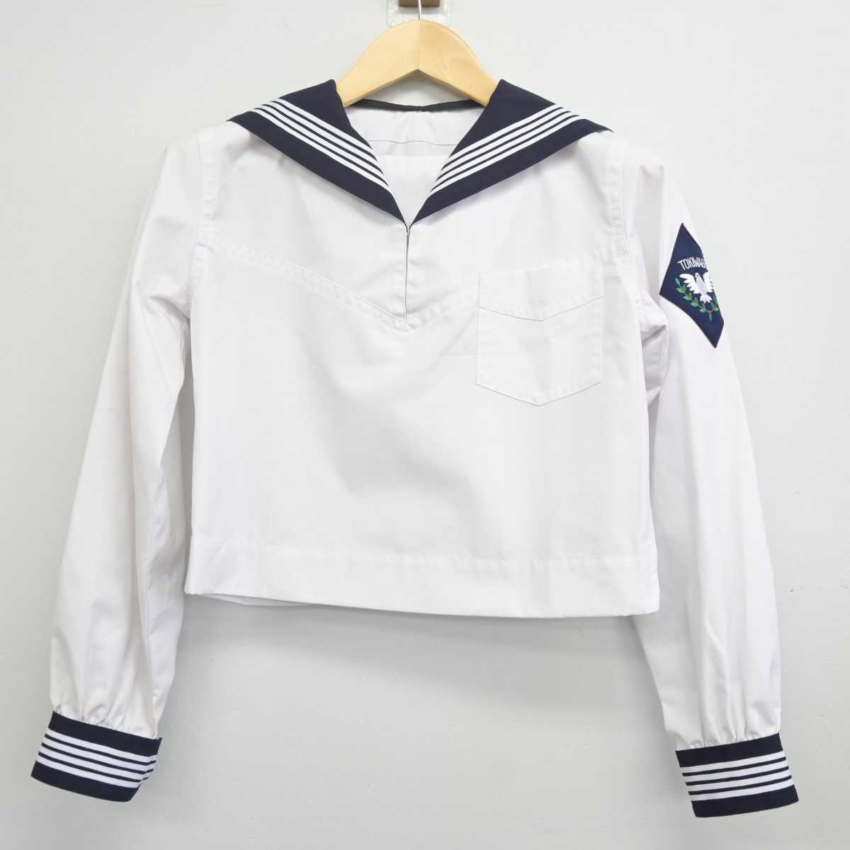 【中古】宮城県 常磐木学園高等学校 女子制服 2点 (セーラー服・スカート) sf070348