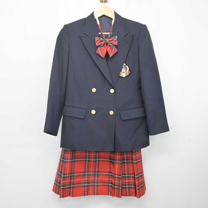 中古】東京都 青山高等学校 女子制服 4点 (ブレザー・スカート