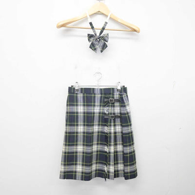 【中古】青森県 東奥義塾高等学校 女子制服 2点 (スカート) sf070357