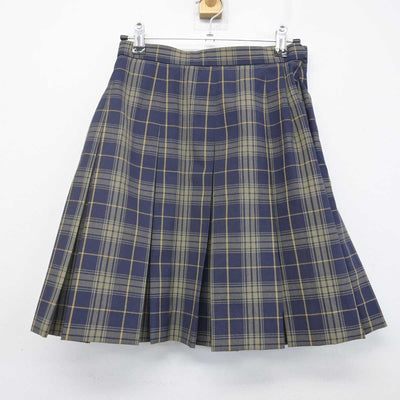 【中古】島根県 出雲北陵高等学校 女子制服 2点 (ニットベスト・スカート) sf070361