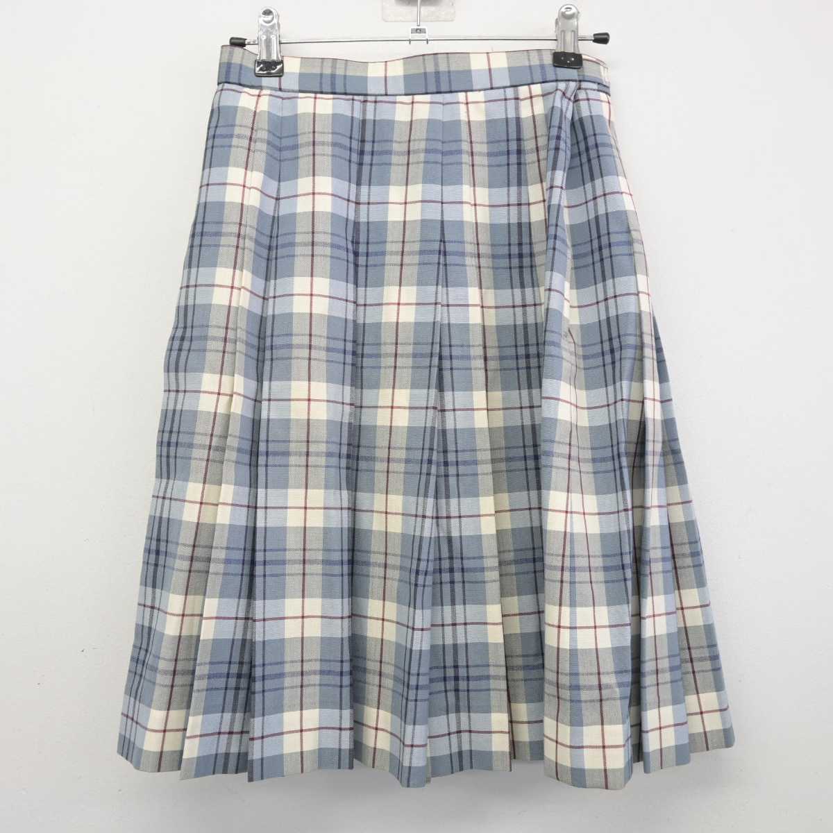 【中古】青森県 五所川原商業高等学校 女子制服 3点 (シャツ・スカート) sf070371