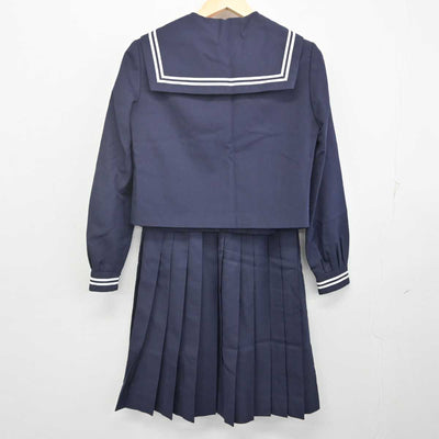 【中古】青森県 柏中学校 女子制服 3点 (セーラー服・スカート) sf070372