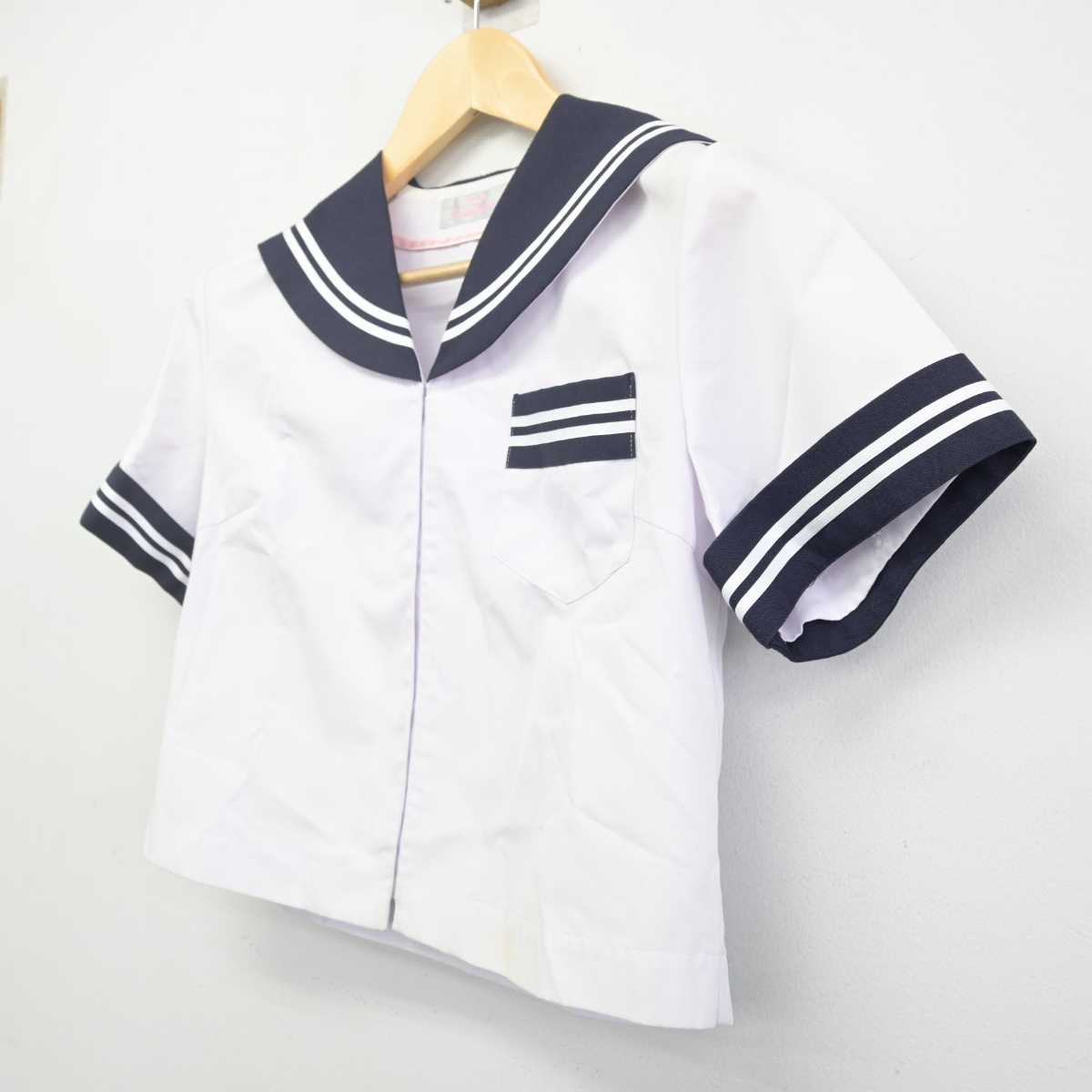 【中古】青森県 柏中学校 女子制服 1点 (セーラー服) sf070373