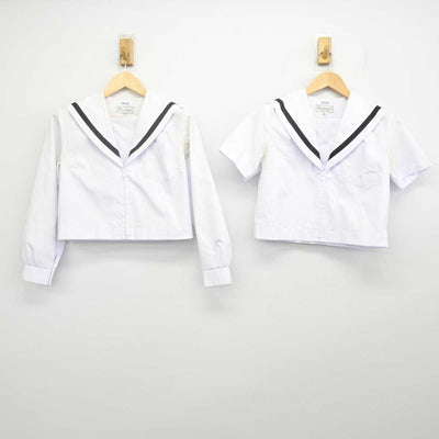 【中古】愛知県 名古屋西高等学校 女子制服 2点 (セーラー服) sf070380