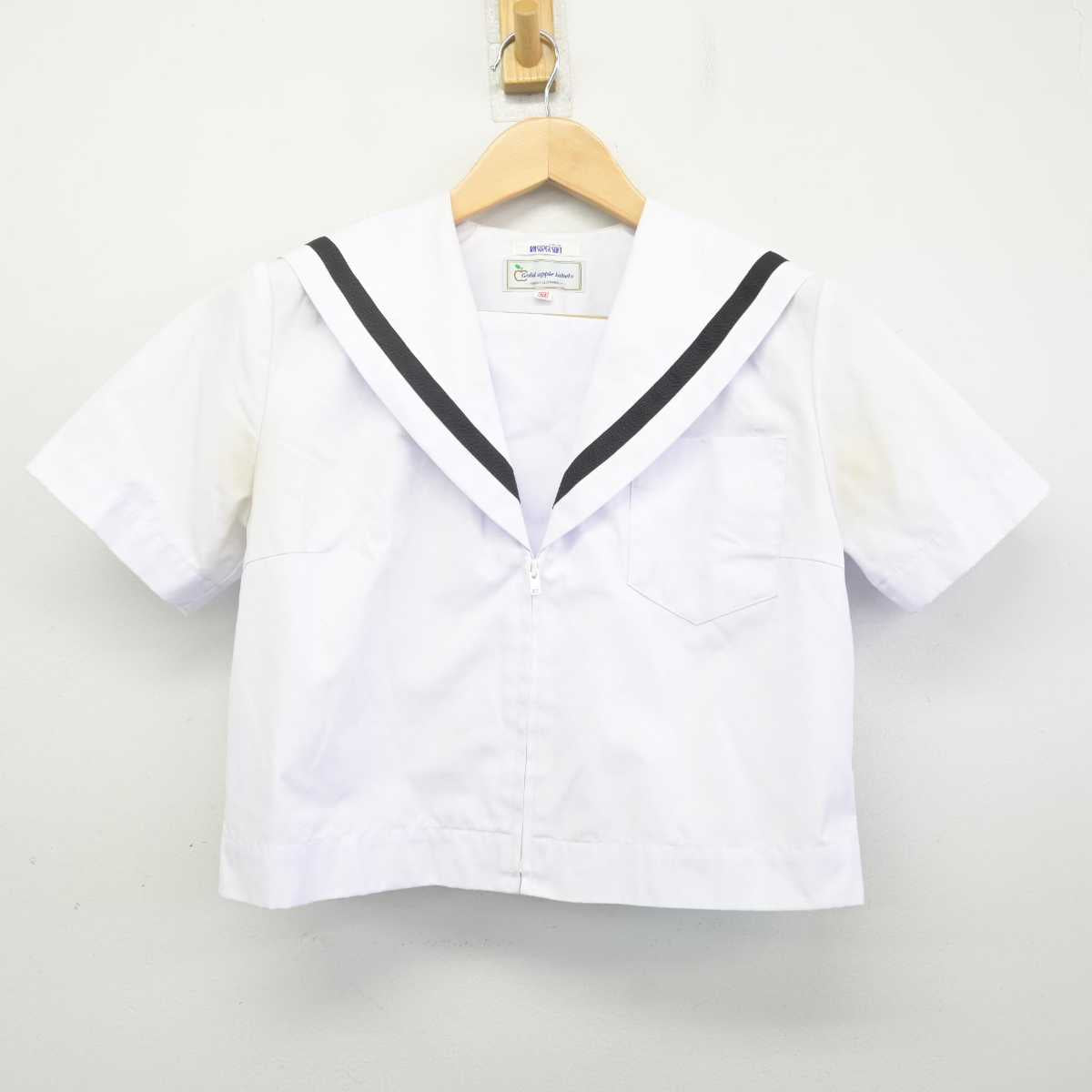 【中古】愛知県 名古屋西高等学校 女子制服 2点 (セーラー服) sf070380