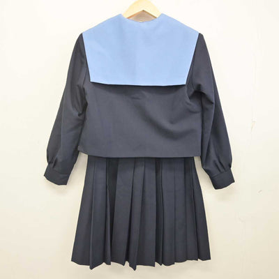 【中古】大阪府 宮山台中学校 女子制服 3点 (セーラー服・スカート) sf070382